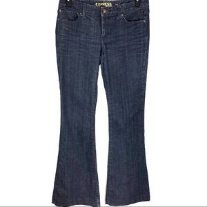 Express Eva Fit & Flare Dark Wash Jeans Sz 6L